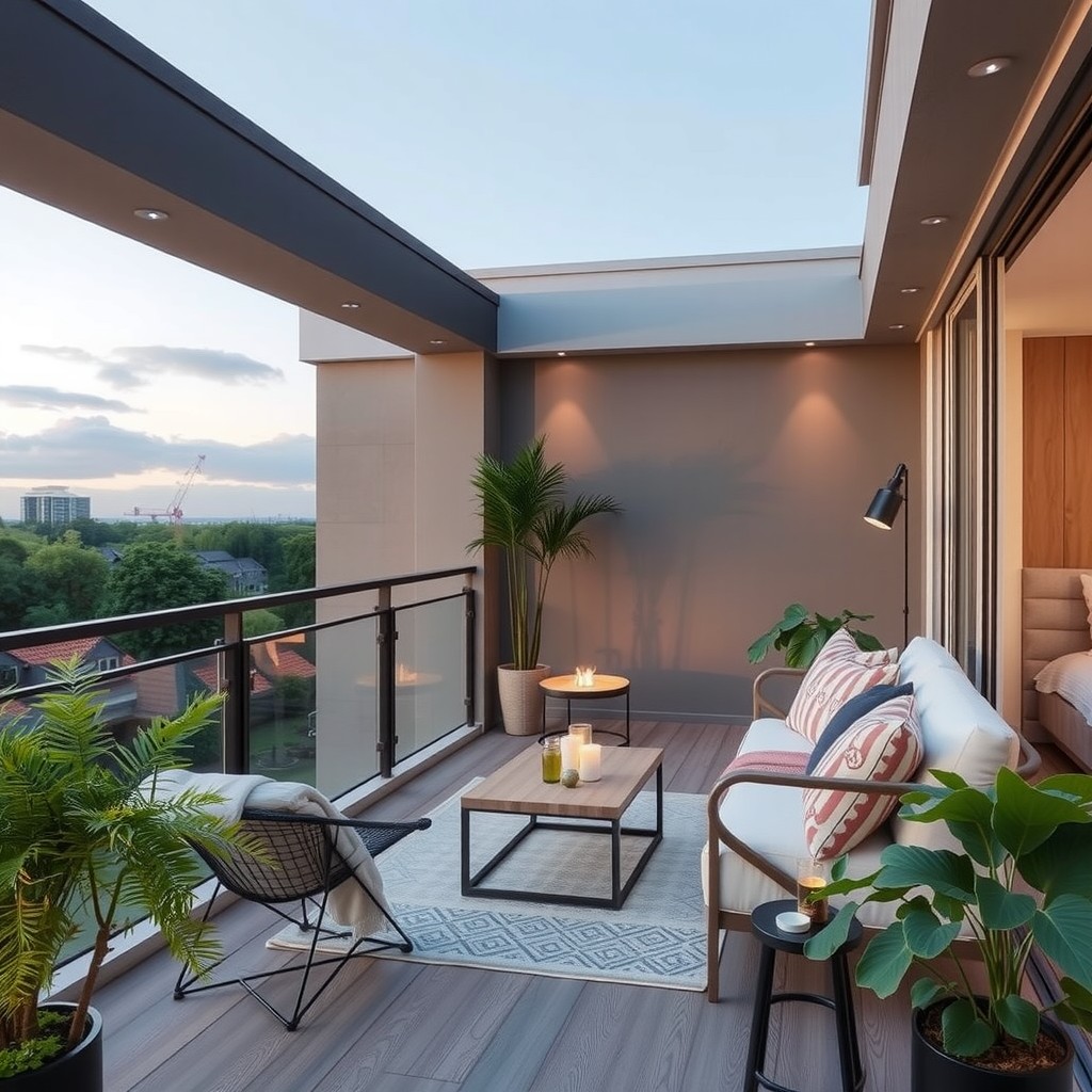 Kako urediti balkon s modernim rasvjetnim elementima